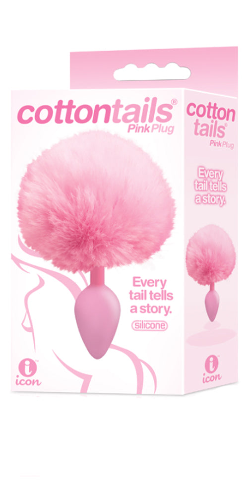 Vibrant Pink Bunny Anal Plug PetPlay Cotton Tails - Silicone (Faux Fur LingerRave Vibrant Pink Bunny Anal Plug PetPlay Cotton Tails - Silicone (Faux Fur LingerRave