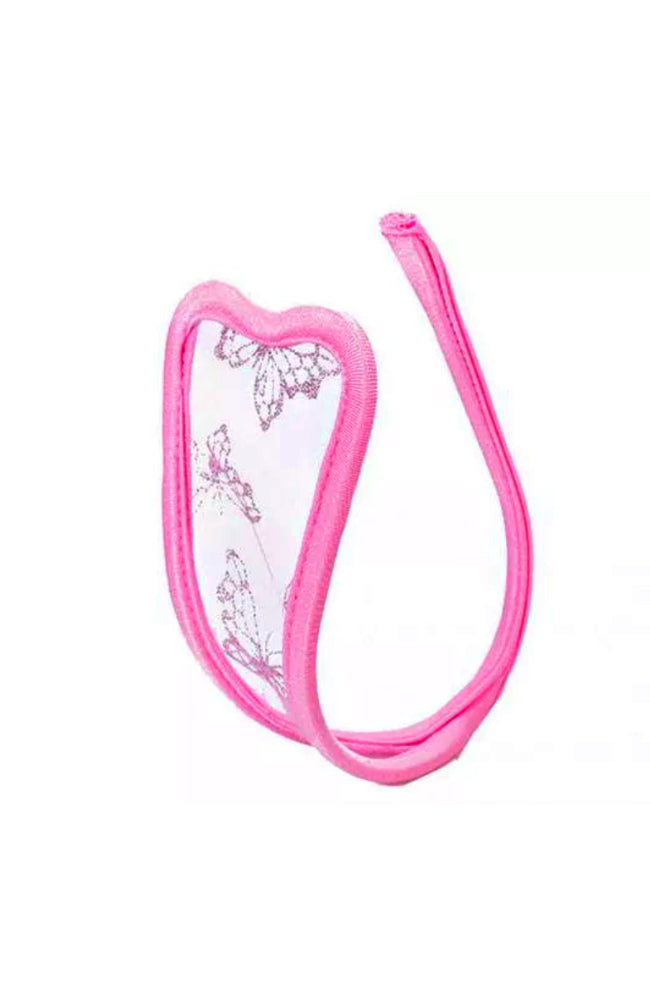 Heart Shaped Mesh No Line C-String Thong – LingerRave