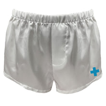 Sexy Nurse Silk Boxers Nightwear Cosplay -Doctors Costume Shorts (Unisex)