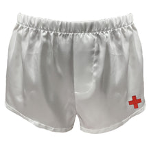 Sexy Nurse Silk Boxers Nightwear Cosplay -Doctors Costume Shorts (Unisex)