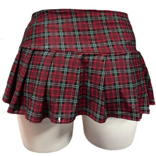 Classic Red and Green School Uni Skirt