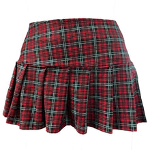Classic Red and Green School Uni Skirt