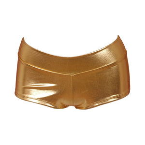 Metallic Booty Shorts (Cheeky Stretchy Boy Shorts)
