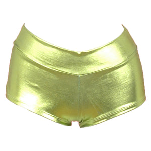 Metallic Booty Shorts (Cheeky Stretchy Boy Shorts)