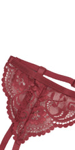 Sexy Lace Garter Belt with Gold Heart Charm Detail– One Size