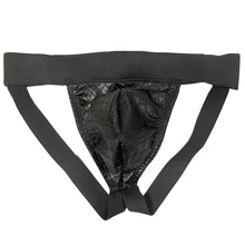 Mens Faux Leather Jockstrap