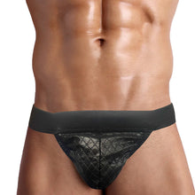Mens Faux Leather Jockstrap