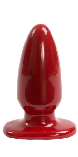 Red Big Boy - Large Anal Butt Plug with Wide Flared Base