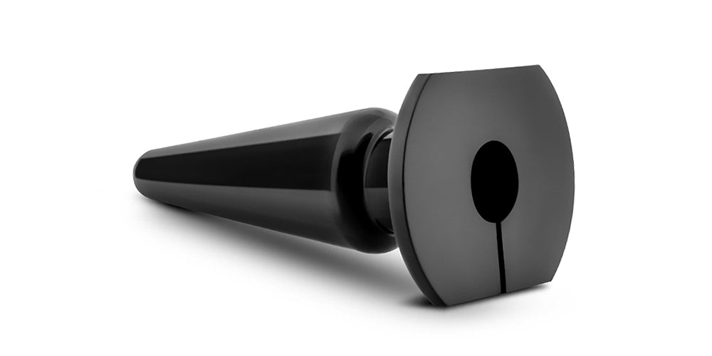 Beginner Anal Plug with Bullet Vibrator Slot Soft PVC, Tapered & Com LingerRave Beginner Anal Plug with Bullet Vibrator Slot Soft PVC, Tapered & Com LingerRave