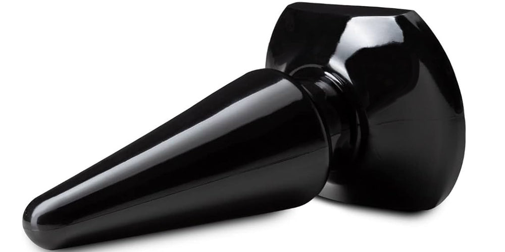 Beginner Anal Plug with Bullet Vibrator Slot Soft PVC, Tapered & Com LingerRave Beginner Anal Plug with Bullet Vibrator Slot Soft PVC, Tapered & Com LingerRave
