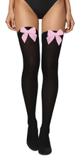 Thigh High Stockings With Bow