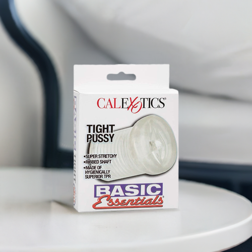 Men's Basic Essentials Clear Masturbator (Tight Pussy Pocket Stroker)