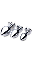Luxury Metal Heart Jewel Anal Plug – Elegant, Body-Safe Pleasure