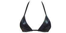 Metallic Triangle String Bikini Tie Top