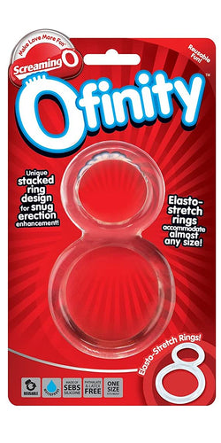 O Infinity Cock and Ball Ring (Helps Erection Last Longer) Reusable Enhancing Erection (Silicone)