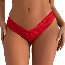 Open Butt Mesh Low Rise Panty