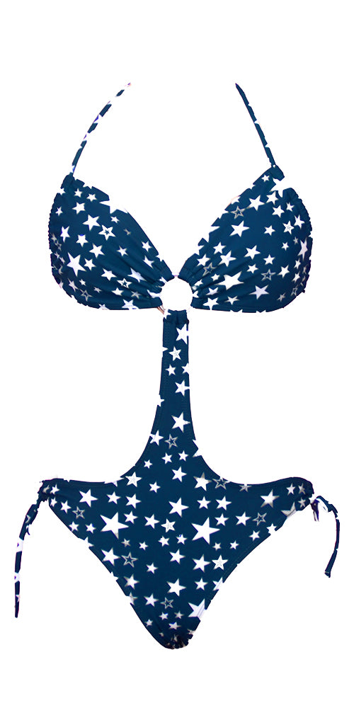 Patriotic Star Monokini  (4th of July Bikini)