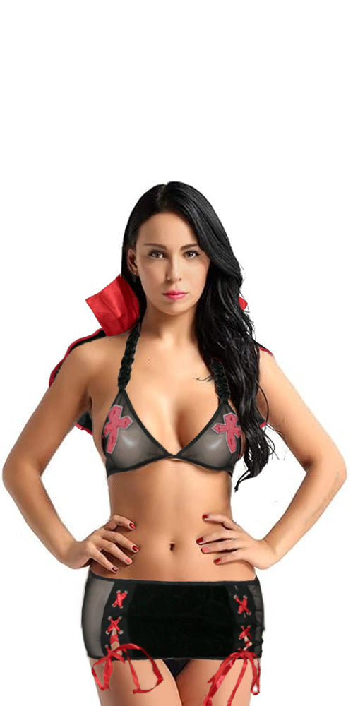 Sexy Gothic Lingerie (Vampire Costume) LingerRave Sexy Gothic Lingerie (Vampire Costume) LingerRave