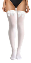 Thigh High Stockings With Bow