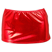 Metallic Shiny Mini Skirt