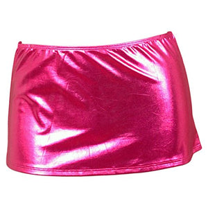 Metallic Shiny Mini Skirt