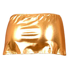 Metallic Shiny Mini Skirt