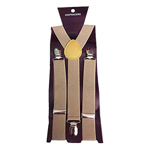 light brown suspenders