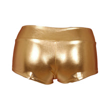 Lame Banded Boyshort - Gold