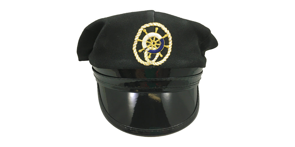 Black Unisex Adult Captain Costume Hat/ Nautical Party/ Sailor Hat/ Ya –  LingerRave