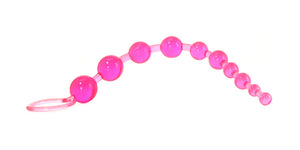 Pink 10 Beads Anal Toy (Pink)