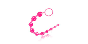 Pink 10 Beads Anal Toy (Pink)