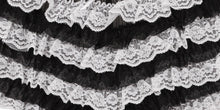 Premium Black & White Lace Ruffle Boyshort (Cheeky Bloomers)