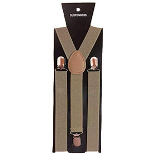 light brown suspenders