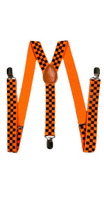 Men's Y-shaped Checkered suspender with adjustable straps (Unisex)