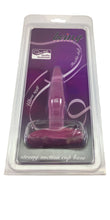 4.3'' Clear Purple Color Beginners Butt Plug