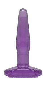 4.3'' Clear Purple Color Beginners Butt Plug