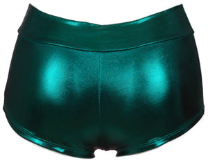 Lame Banded Boyshort - Green