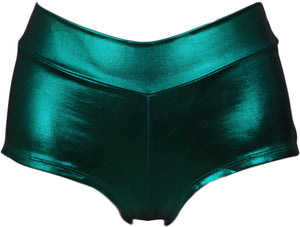 Lame Banded Boyshort - Green