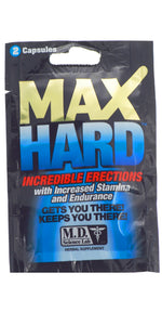 Max Hard Incredible Erections For Men (Increased Stamina and Endurance)
