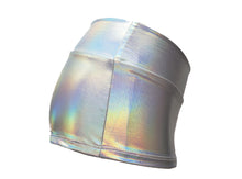 Iridescent Metallic Banded Boy Shorts