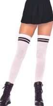 Athletic 2 Stripe Sexy Thigh High Socks