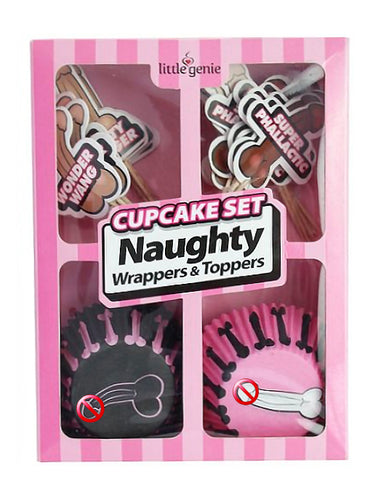 Naughty Cupcake (24 set) Pecker Cupcake Decor