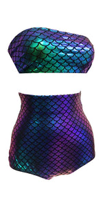 Womans Sexy 2pc Mermaid Outfit/ Costume/ Rave/ Festival/ Role Play/ Coplay