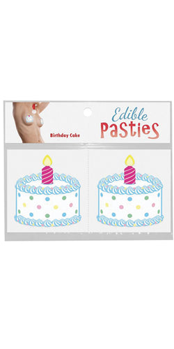 New Edible Body Pasties Birthday Cake (Happy Birthday Nipple Covers)