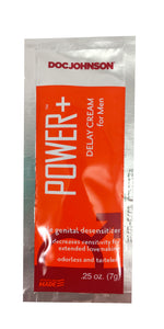 Power+Delay Cream for Men (4 pack) (enhancement cream for men) Male Genital Desensitizer Numbing Cream to Last Longer. Helps Men Last Longer in Bed