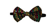 Multicolor Sequence Bow Tie for Men, Pre-Tied with adjustable Strap