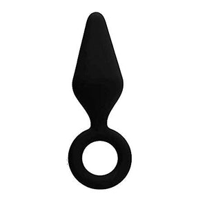 Small Silicone Anal Plug W/Ring