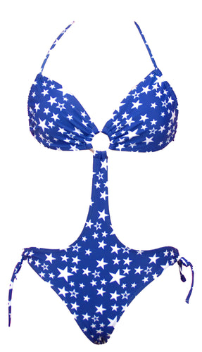 Patriotic Star O-Ring Monokini (4th of July Bikini)