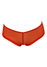 Ruffle Bikini Bra & Booty Short O/S RED