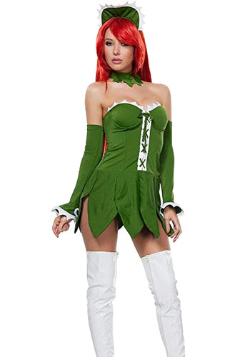 Sexy Poison Ivy Costume (4PC set)